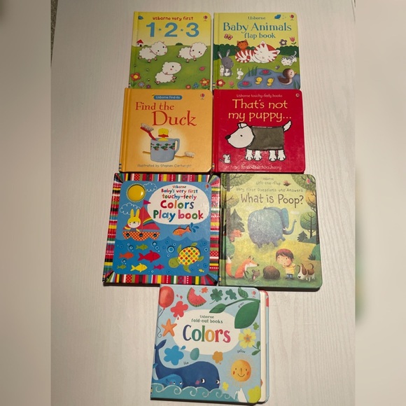 Other Usborne Baby Books Lot What Is Poop Thats Not My Puppy Colors